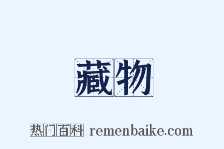 藏物是什么意思的图片